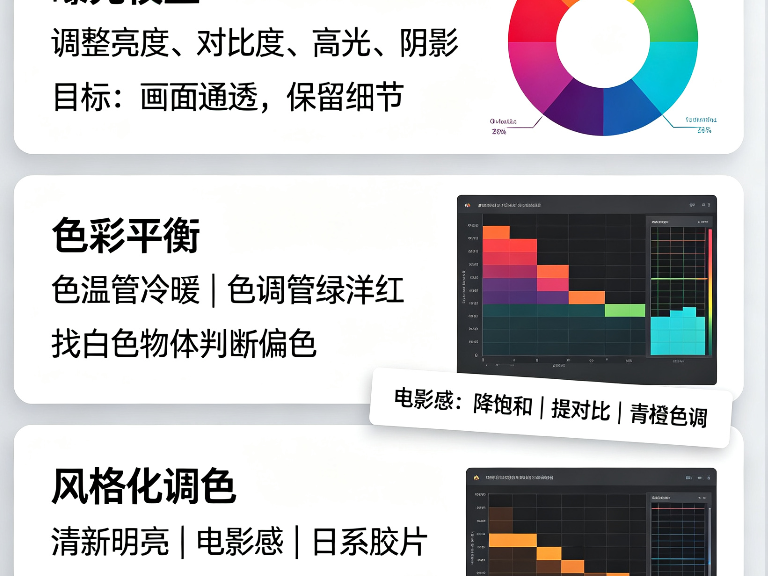 短视频调色入门：3个步骤让画面质感提升一个档次